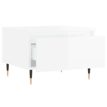 High Gloss White Coffee Table - Stylish & Durable | HipoMarket