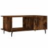 Elegant Smoked Oak Coffee Table | 90x50x40 cm | Hipomarket UK