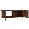 Elegant Smoked Oak Coffee Table | 90x50x40 cm | Hipomarket UK