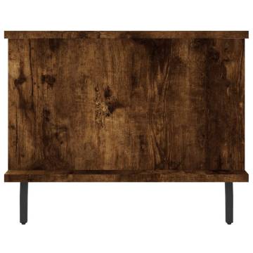 Elegant Smoked Oak Coffee Table | 90x50x40 cm | Hipomarket UK