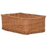 4 Piece Nesting Basket Set - Brown Willow Organiser