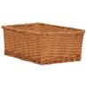 4 Piece Nesting Basket Set - Brown Willow Organiser