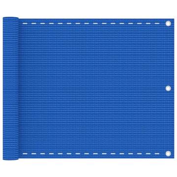 Blue HDPE Balcony Screen 75x300 cm | Privacy & Shade