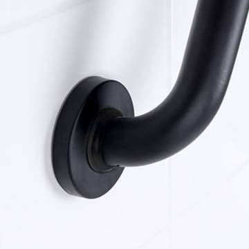 RIDDER 60 cm Black Aluminium Grab Bar for Safety & Independence