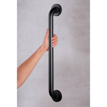 RIDDER 60 cm Black Aluminium Grab Bar for Safety & Independence