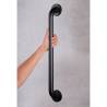 RIDDER 60 cm Black Aluminium Grab Bar for Safety & Independence