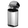 EKO Pedal Bin Shell 50 L Matte Silver - Stylish Waste Solution