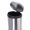 EKO Pedal Bin Shell 50 L Matte Silver - Stylish Waste Solution