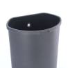 EKO Pedal Bin Shell 50 L Matte Silver - Stylish Waste Solution