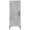 Elegant Highboard in Concrete Grey - Stylish Storage Solution