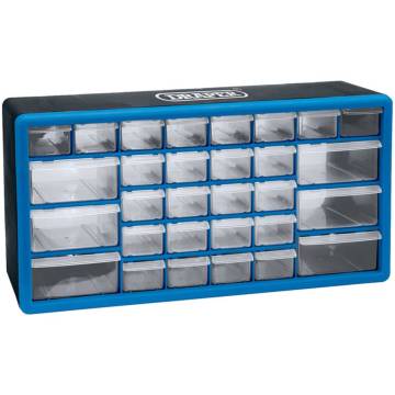 Draper Tools 30-Drawer Tool Organiser Blue 12015 | Hipomarket