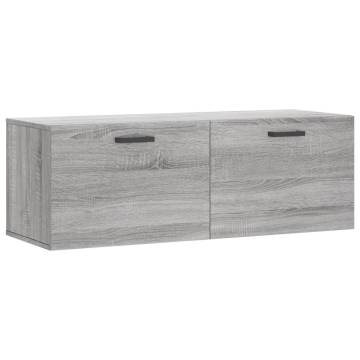 Wall Cabinet Grey Sonoma - Stylish & Practical Storage