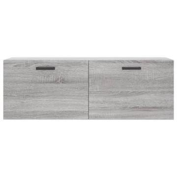 Wall Cabinet Grey Sonoma - Stylish & Practical Storage