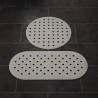 RIDDER Non-Slip Shower Mat - Action Grey | Safe & Comfortable