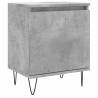 Elegant Concrete Grey Bedside Cabinet | Hipomarket UK