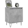 Elegant Concrete Grey Bedside Cabinet | Hipomarket UK