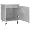 Elegant Concrete Grey Bedside Cabinet | Hipomarket UK