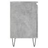 Elegant Concrete Grey Bedside Cabinet | Hipomarket UK