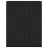 Stylish Highboard Black 69.5x34x180 cm | Engineered Wood