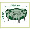 Nature Garden Furniture Cover for Round Tables - 325x325x90 cm