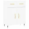 Stylish Highboard White - 69.5x34x180 cm Engineered Wood