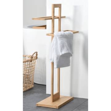 Stylish Bamboo Towel Holder - Bathroom Solutions