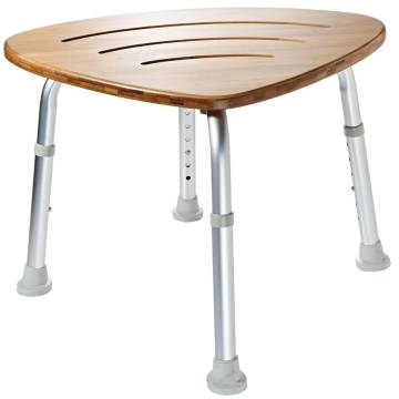 RIDDER Bathroom Stool Bamboo - 150 kg Capacity | HipoMarket