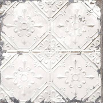 DUTCH WALLCOVERINGS Tin Ceiling Wallpaper - White | HipoMarket