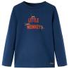 Kids' T-shirt with Long Sleeves Navy Blue 92 Colour navy blue Size 92 (1.5-2y) 