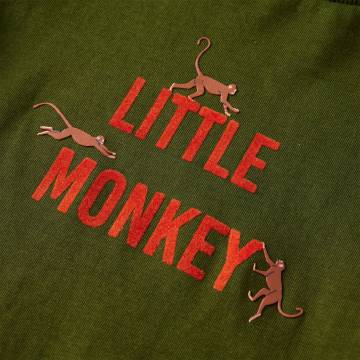 Kids' Long Sleeve T-shirt Dark Khaki - Size 116 | HipoMarket