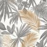 DUTCH WALLCOVERINGS Wild Palms Wallpaper - Grey & Beige