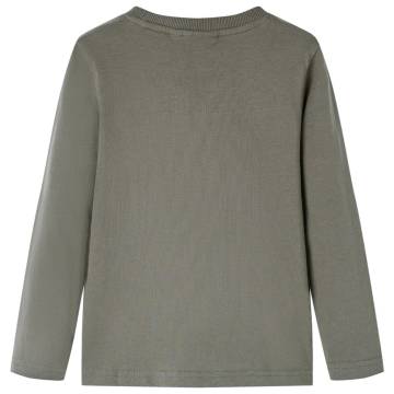 Kids' Khaki Long Sleeve T-shirt - Ages 3-4 | HipoMarket