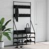 Clothes Rack with Shoe Storage Black 90x34x184 cm Colour black Size 90 x 34 x 184 cm Quantity in Package 1 Number of 