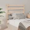 Bed Headboard 81x4x100 cm Solid Wood Pine Colour natural Size 81 x 100 cm Quantity in Package 1 