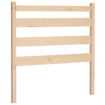 Stylish Solid Wood Pine Bed Headboard | 81x4x100 cm