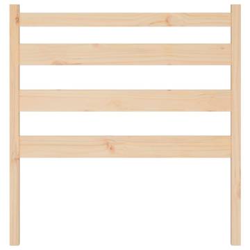 Stylish Solid Wood Pine Bed Headboard | 81x4x100 cm