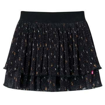 Kids' Ruffle Tiered Skirt - Black 104 | Hipomarket