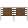 Honey Brown Solid Wood Pine Headboard | 166x4x100 cm