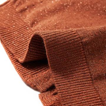 Kids' Knitted Cardigan in Cognac - Soft & Stylish | HipoMarket