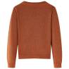 Kids' Cardigan Knitted Cognac 116 | Affordable Quality Wear