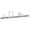 Stylish 4pcs Grey Wall Shelves - Maximize Your Space