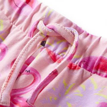 Kids' Drawstring Shorts - Light Pink, Size 128