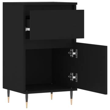 Trendy Black Sideboards - 2 pcs Engineered Wood | Hipo Market