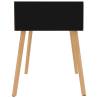 High Gloss Black Bedside Cabinets - 2 pcs | HipoMarket