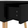 High Gloss Black Bedside Cabinets - 2 pcs | HipoMarket