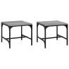 Stylish Grey Sonoma Side Tables - 2 pcs, 40x40x35 cm