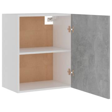 Concrete Grey Hanging Cabinets - 2 pcs 50x31x60 cm