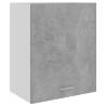 Concrete Grey Hanging Cabinets - 2 pcs 50x31x60 cm