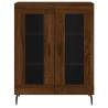 Stylish Highboard Brown Oak - 69.5x34x180 cm | HipoMarket