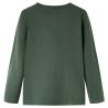 Kids' Long Sleeve T-shirt - Dark Green Racing Car | HipoMarket